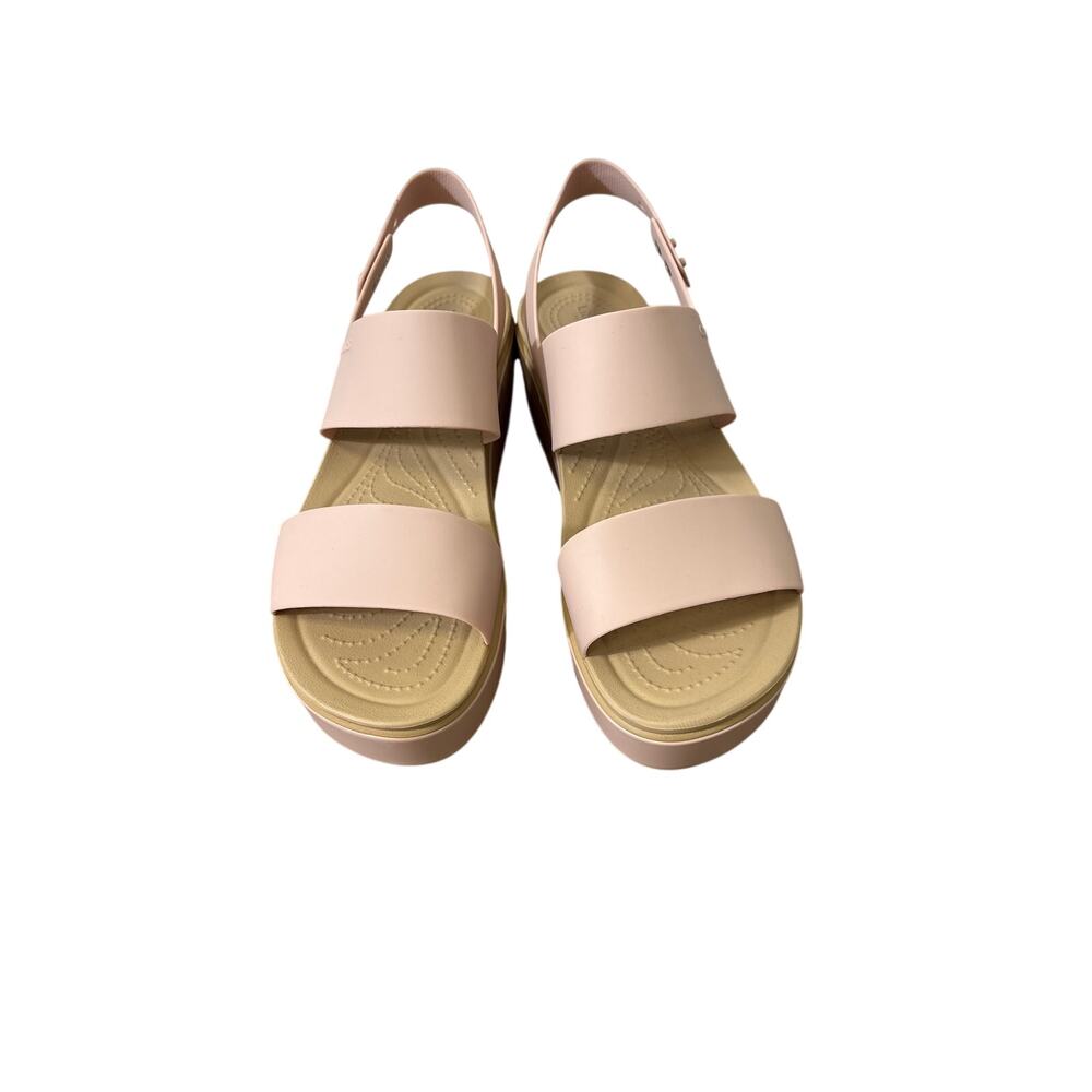 NWOB Crocs Lite Ride Pink Platform Sandal Sz 11W